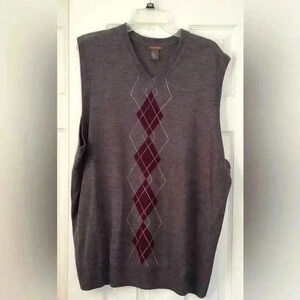 NWT Dockers Men's Comfort Touch Argyle Pattern Vest EXTRA soft Size XXL/ XXG